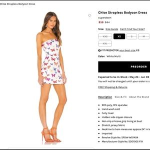 Chloe Strapless Bodycon Dress Superdown